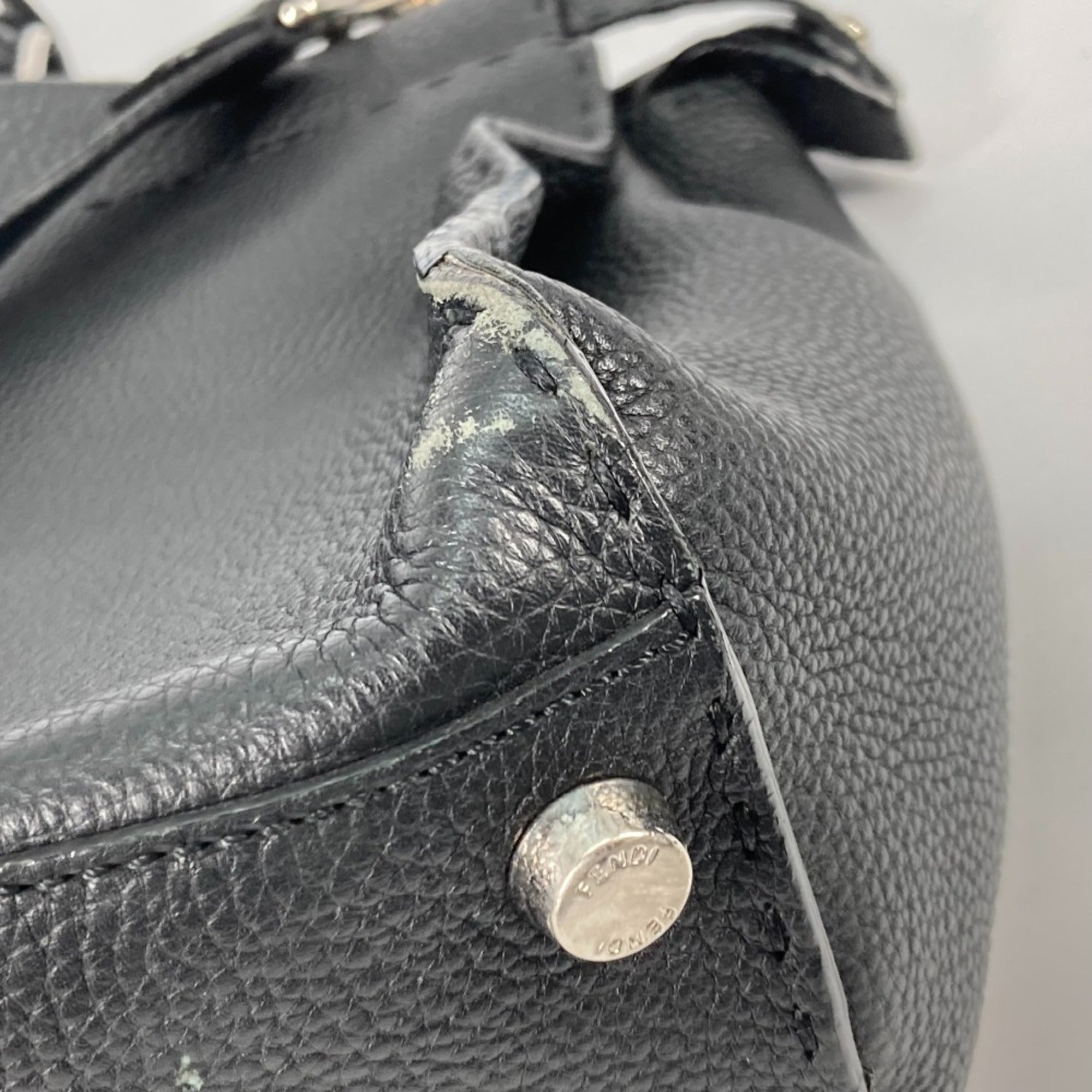 Fendi Black Leather Briefcase
