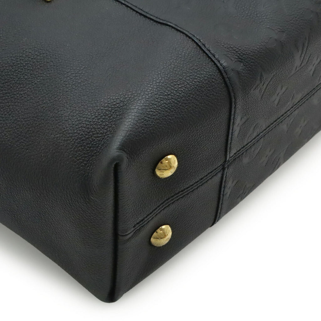 Louis Vuitton Black Noir Monogram Empreinte Shoulder Bag