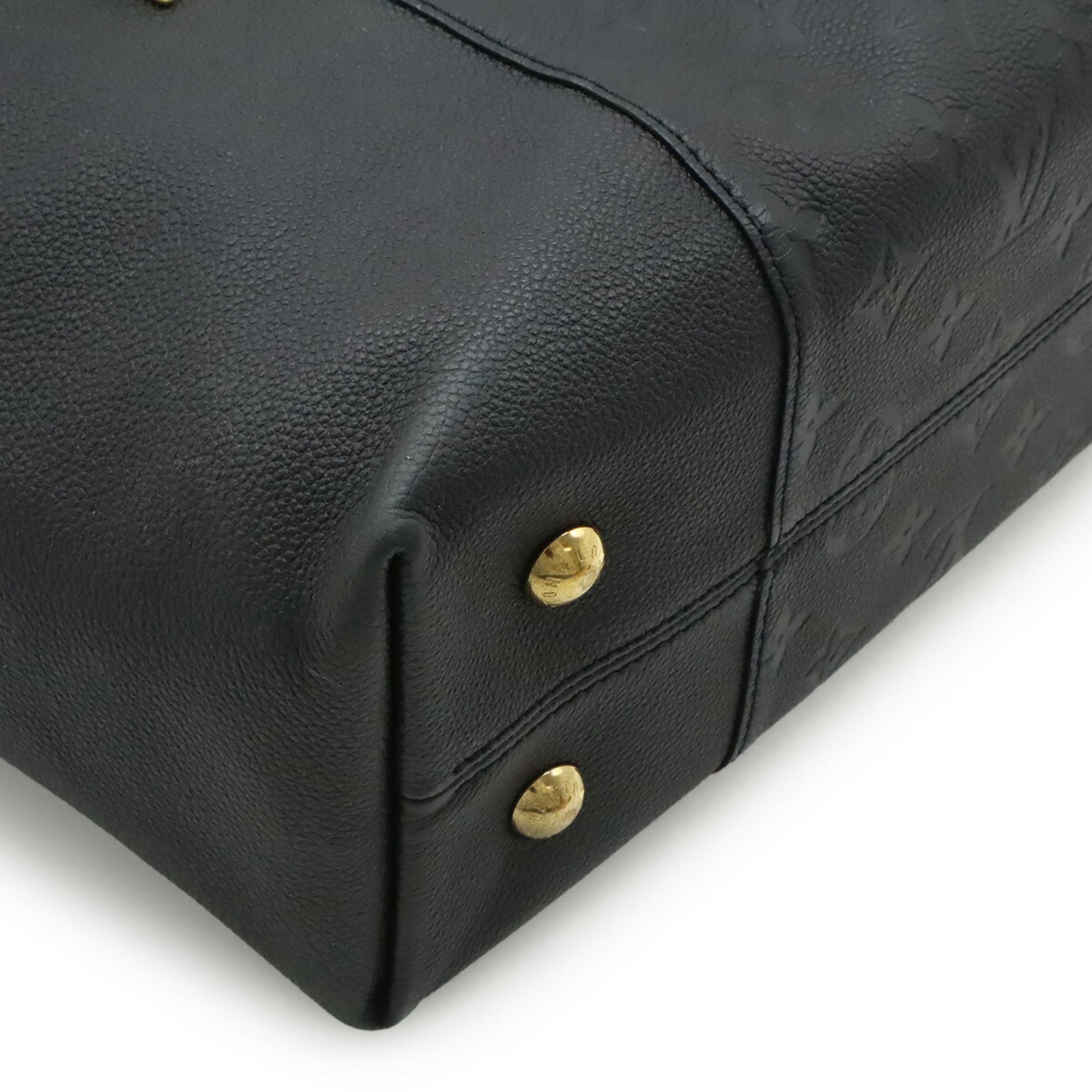 Louis Vuitton Black Noir Monogram Empreinte Shoulder Bag