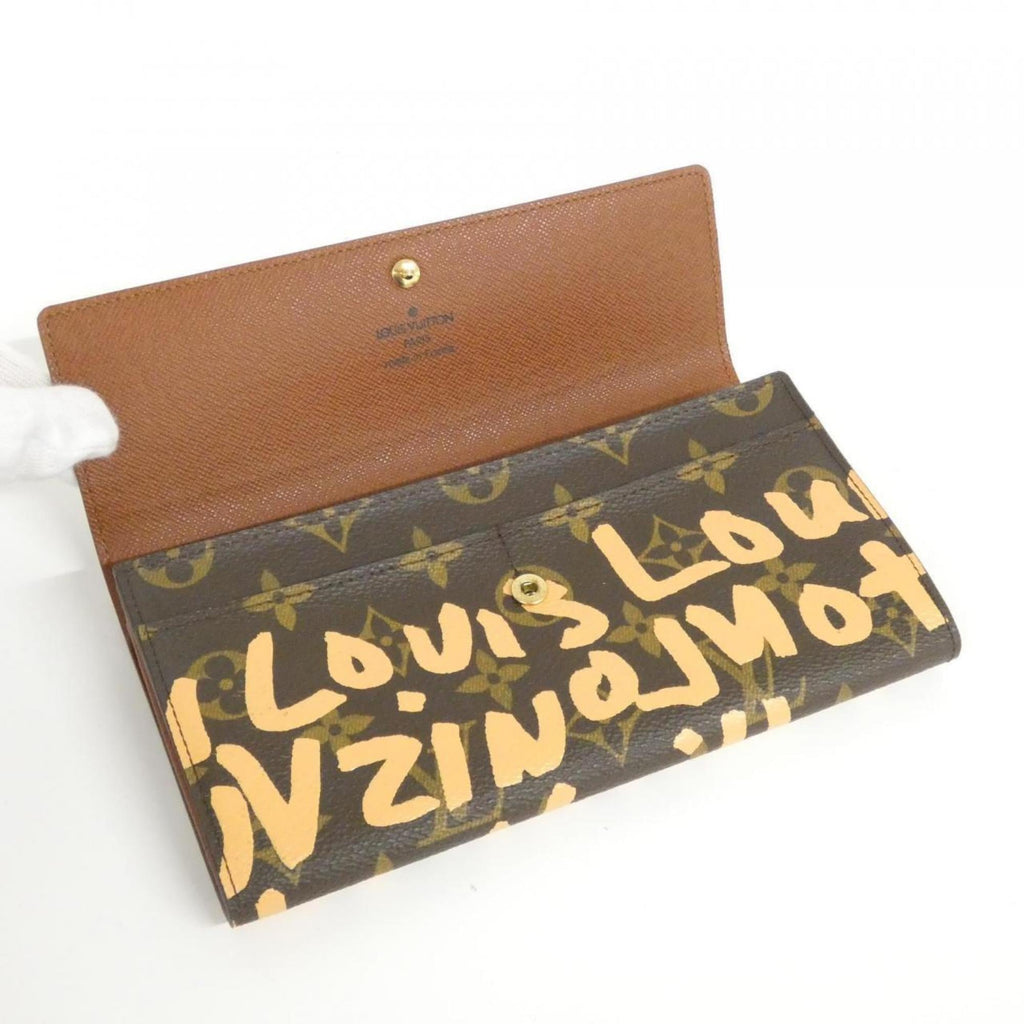 Louis Vuitton Brown Coated Canvas Long Wallet
