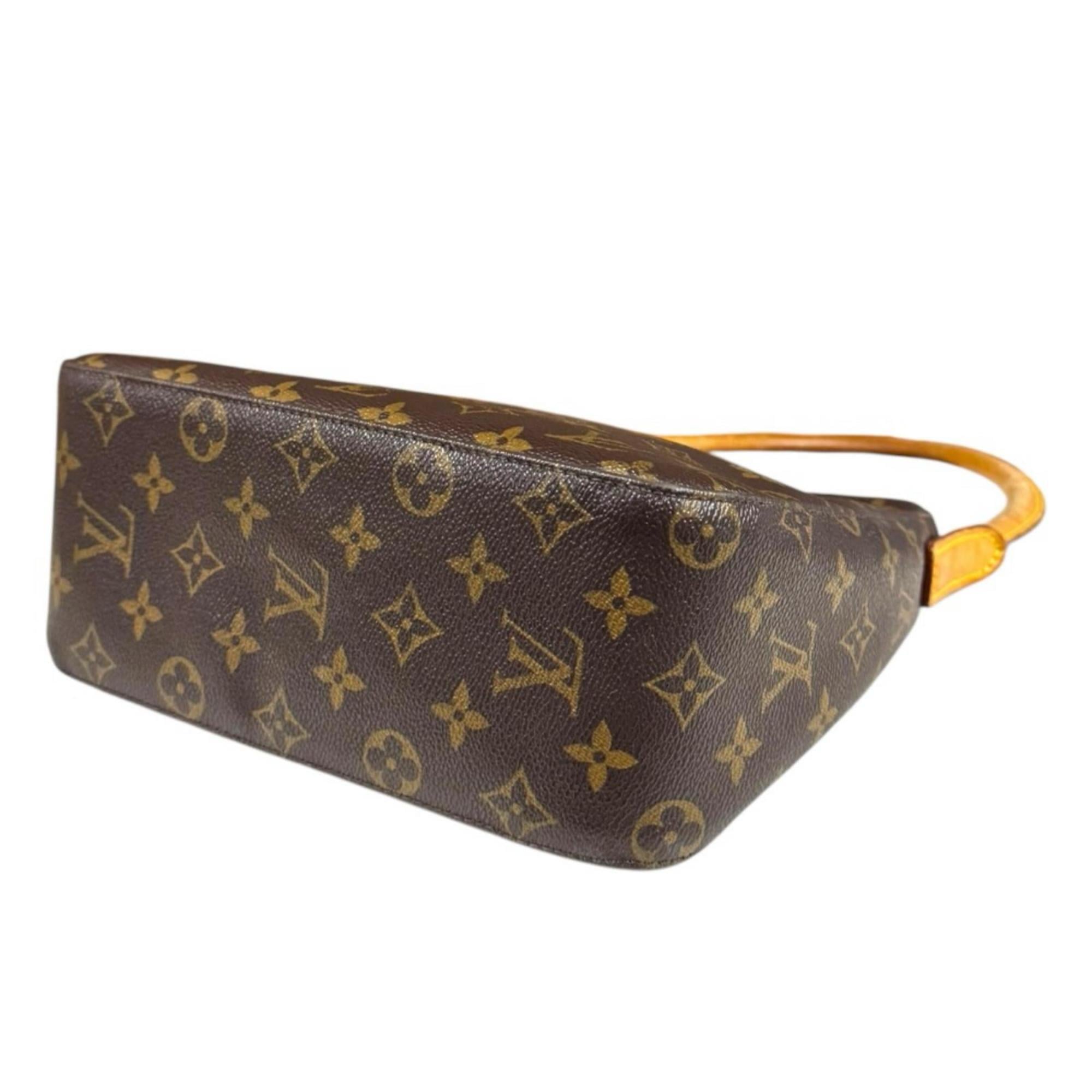 Louis Vuitton Brown Monogram Canvas Shoulder Bag