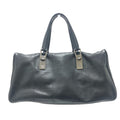 Chanel Black Grained Calfskin Boston Bag Handbag