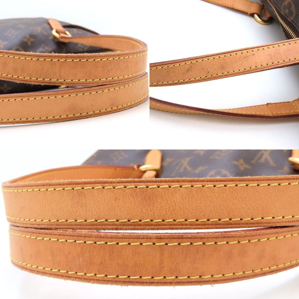 Louis Vuitton Brown Canvas Tote Bag