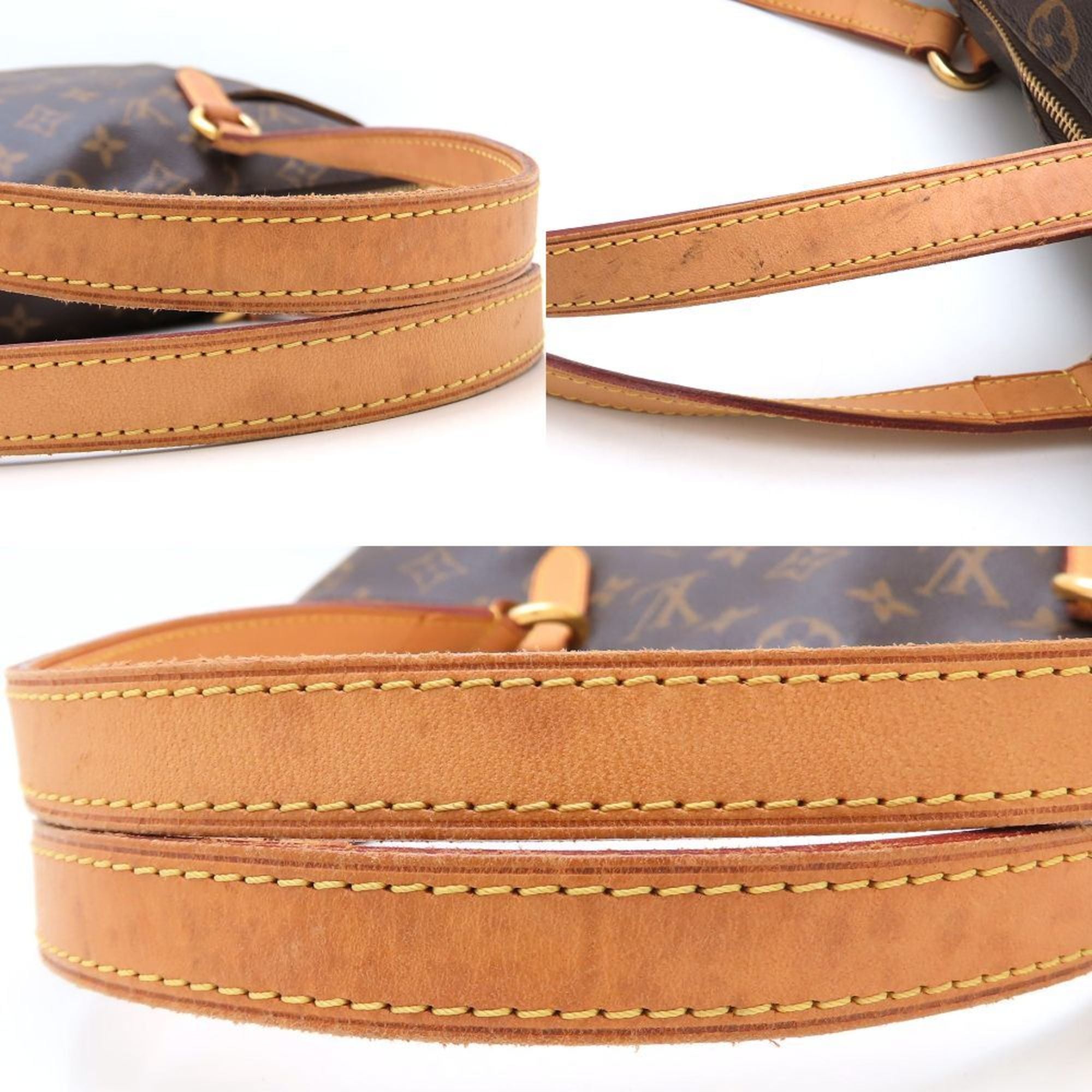 Louis Vuitton Brown Canvas Tote Bag