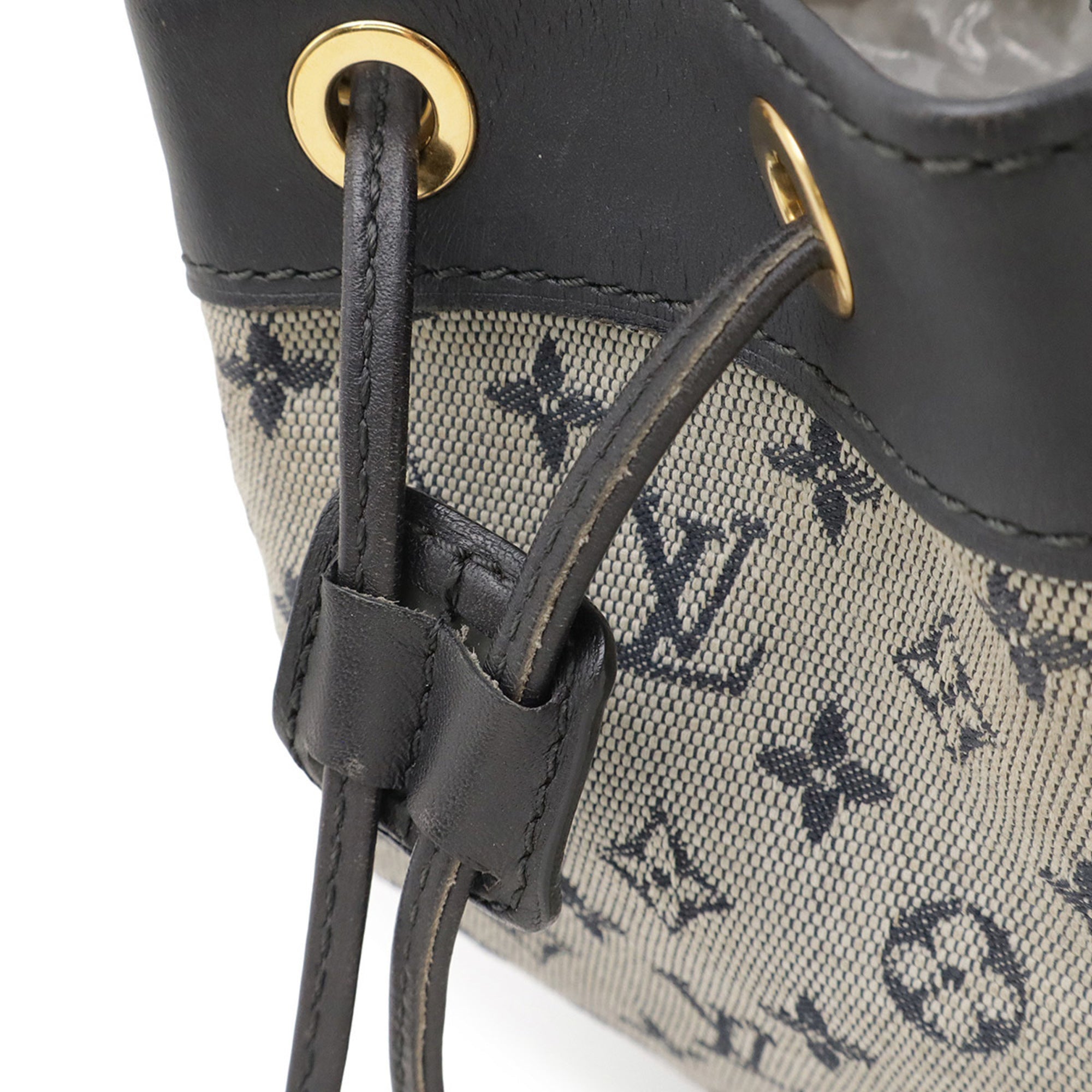 Louis Vuitton Blue Monogram Mini Leather Handbag Shoulder Bag