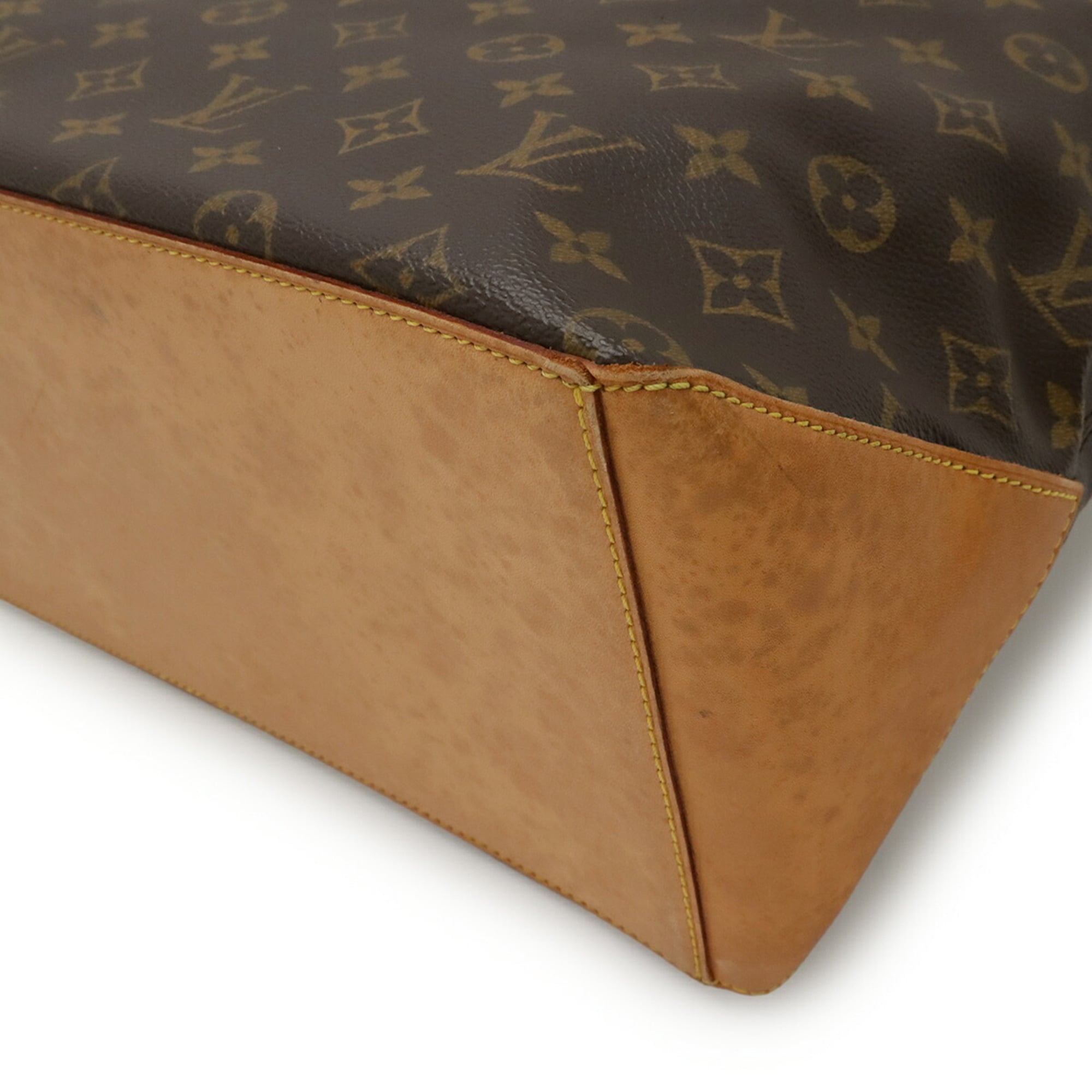 Louis Vuitton Brown Canvas Shoulder Bag Tote Bag