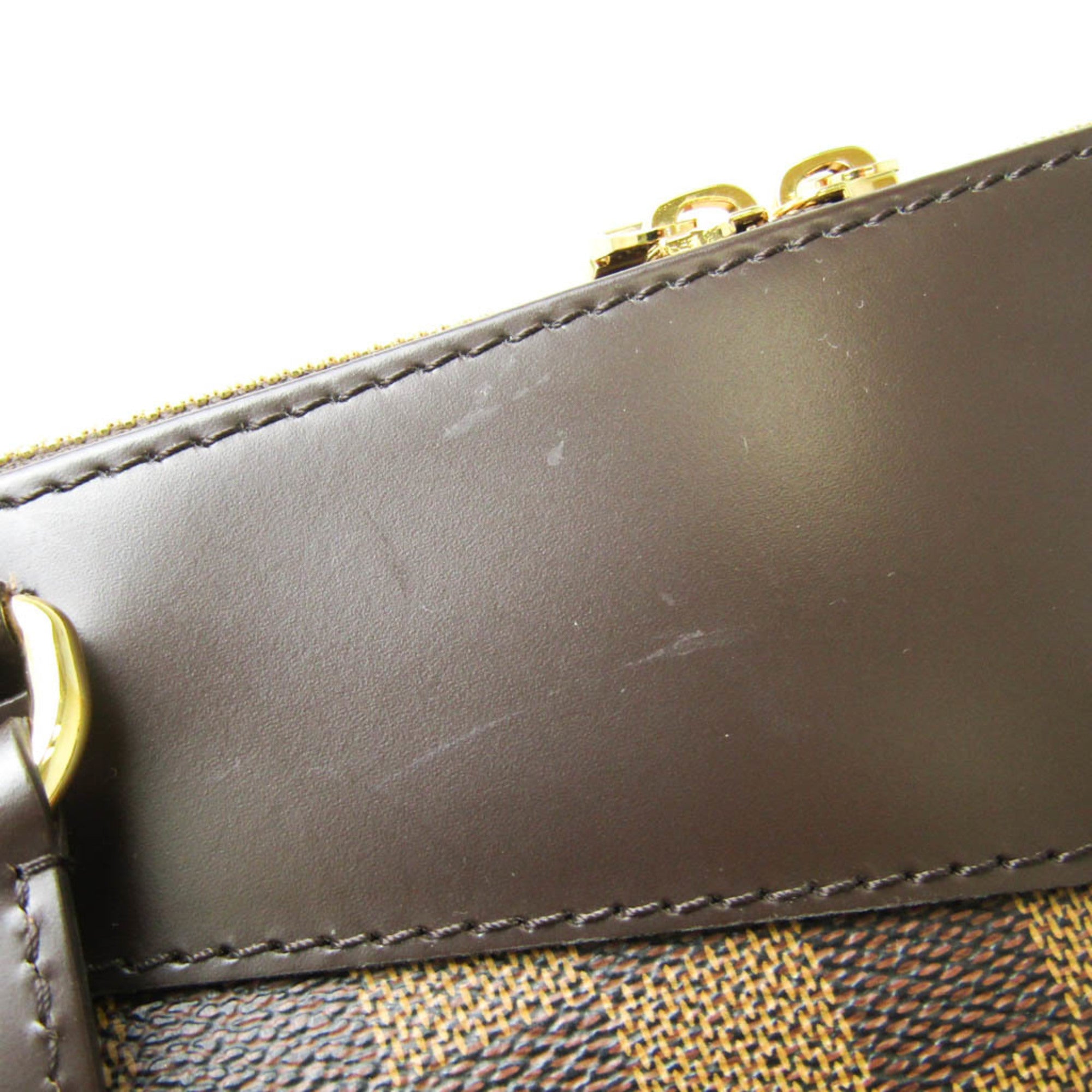 Louis Vuitton Damier Ebene Damier Canvas Tote Bag