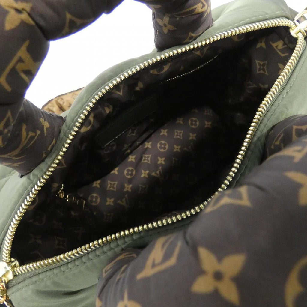 Louis Vuitton Khaki Nylon Boston Bag