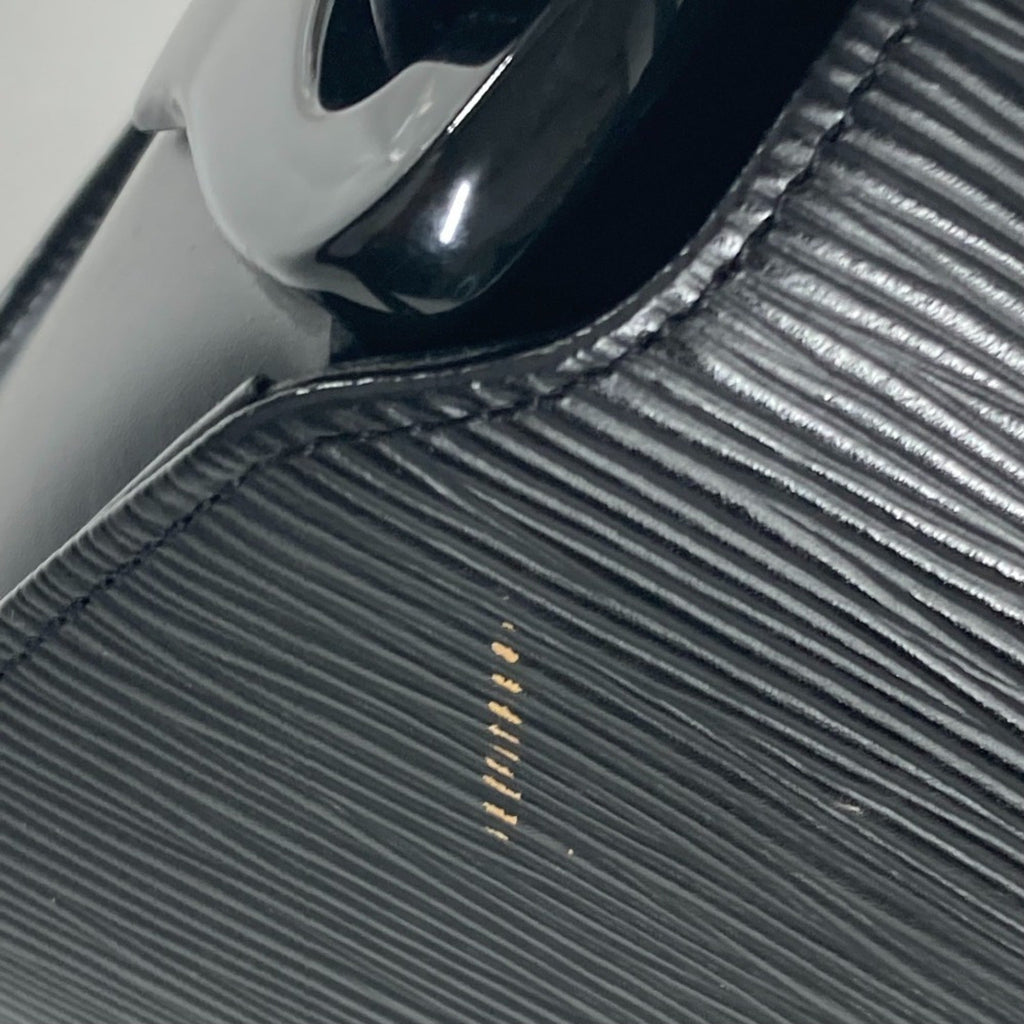 Louis Vuitton Black Noir Epi Leather Shoulder Bag