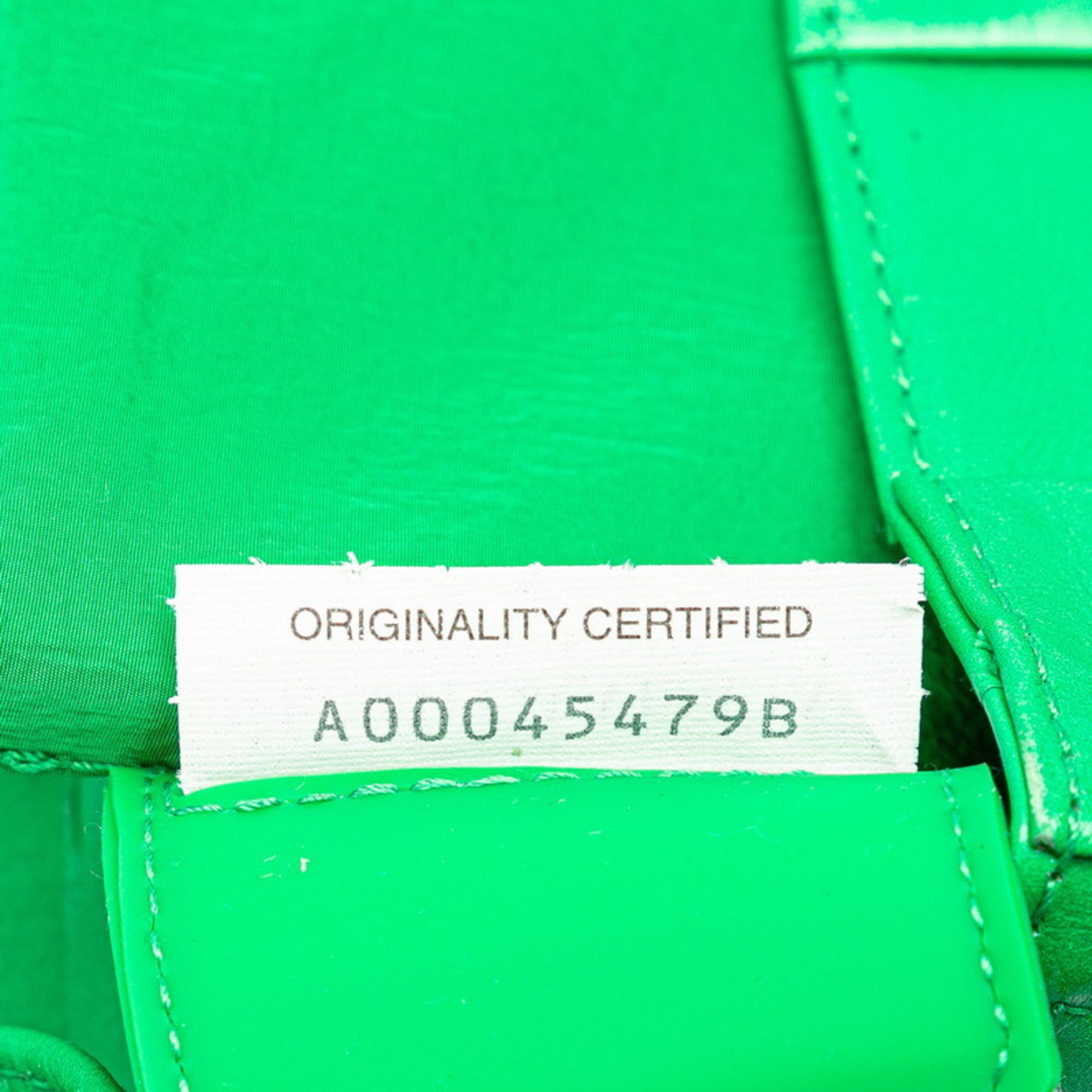 Bottega Veneta Green Leather Shoulder Bag Sling Bag