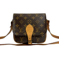 Louis Vuitton Brown Leather Pvc Pochette Shoulder Bag