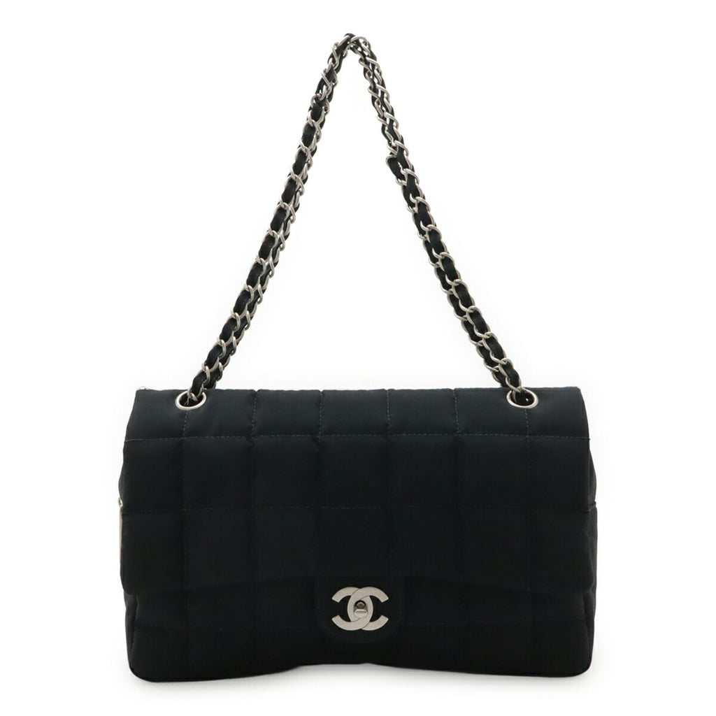Chanel Black Nylon Shoulder Bag