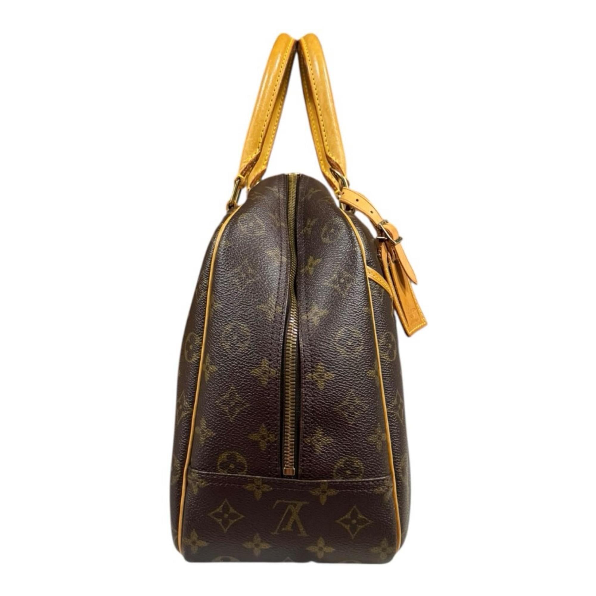 Louis Vuitton Brown Monogram Canvas Handbag