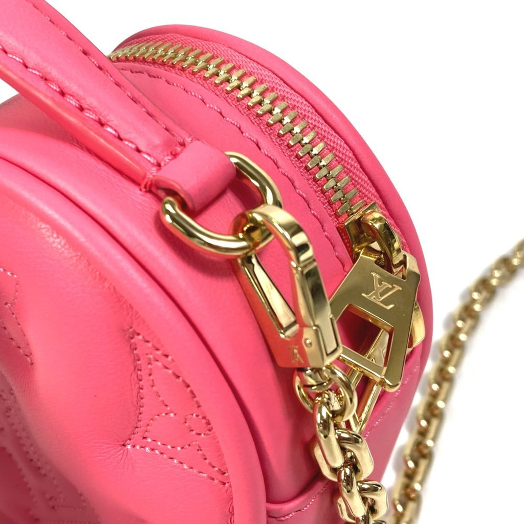 Louis Vuitton Pink Leather Handbag Shoulder Bag