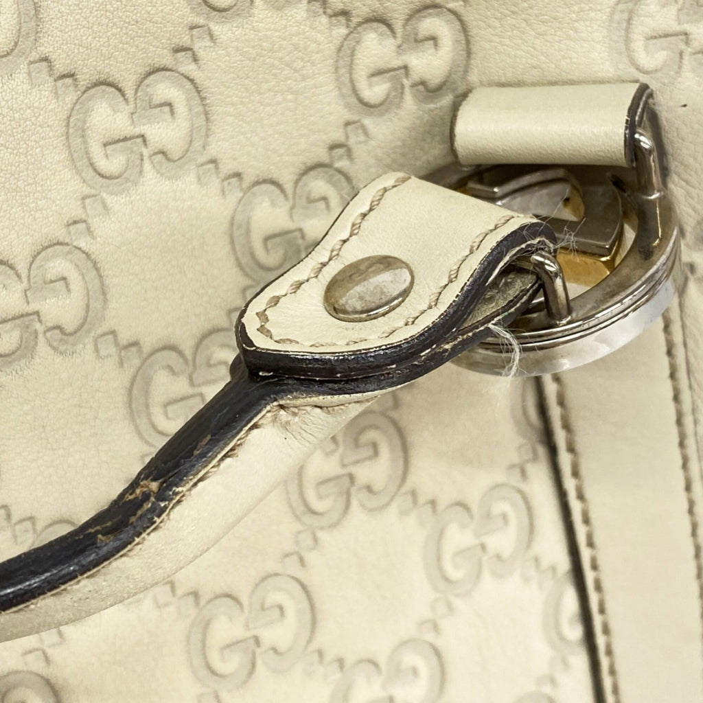 Gucci Beige Leather Tote Bag (Pre-Owned)