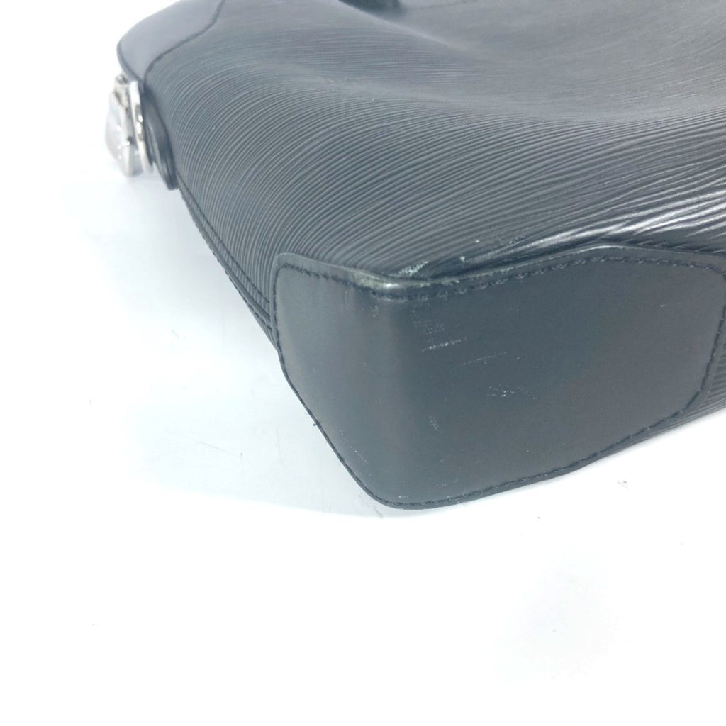 Louis Vuitton Black Noir Epi Leather Briefcase Tote Bag