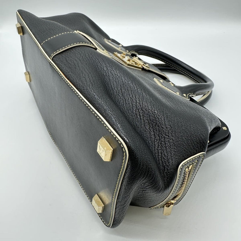 Louis Vuitton Black Suhali Leather Handbag
