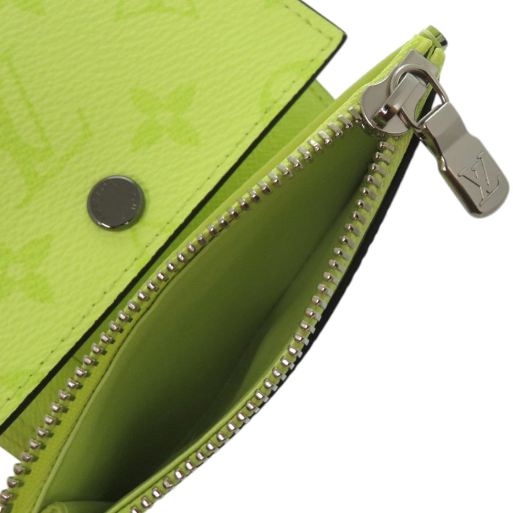 Louis Vuitton Black Fluorescent Yellow Monogram Wallet (Tri-Fold)