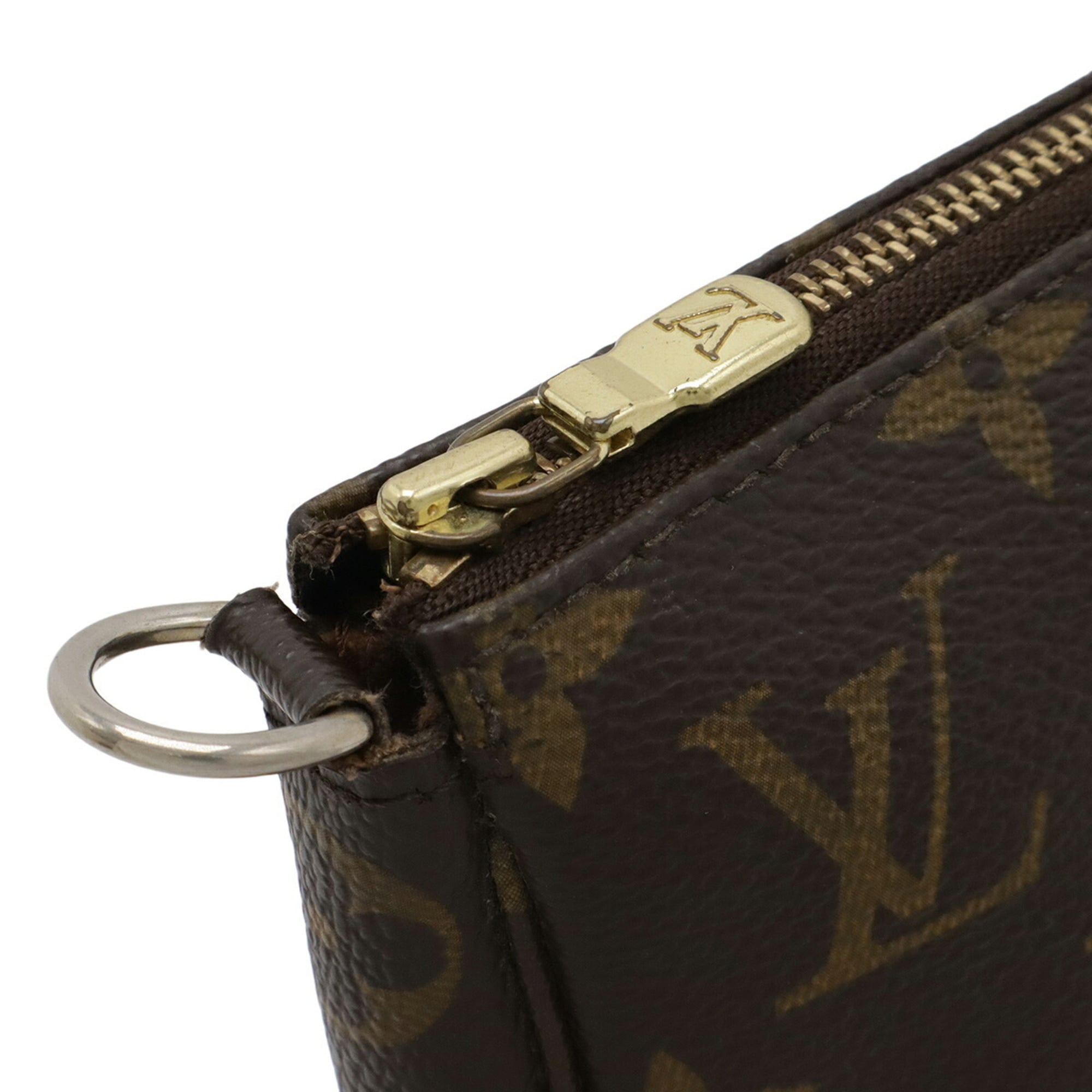 Louis Vuitton Brown Monogram Handbag Pochette Pouch