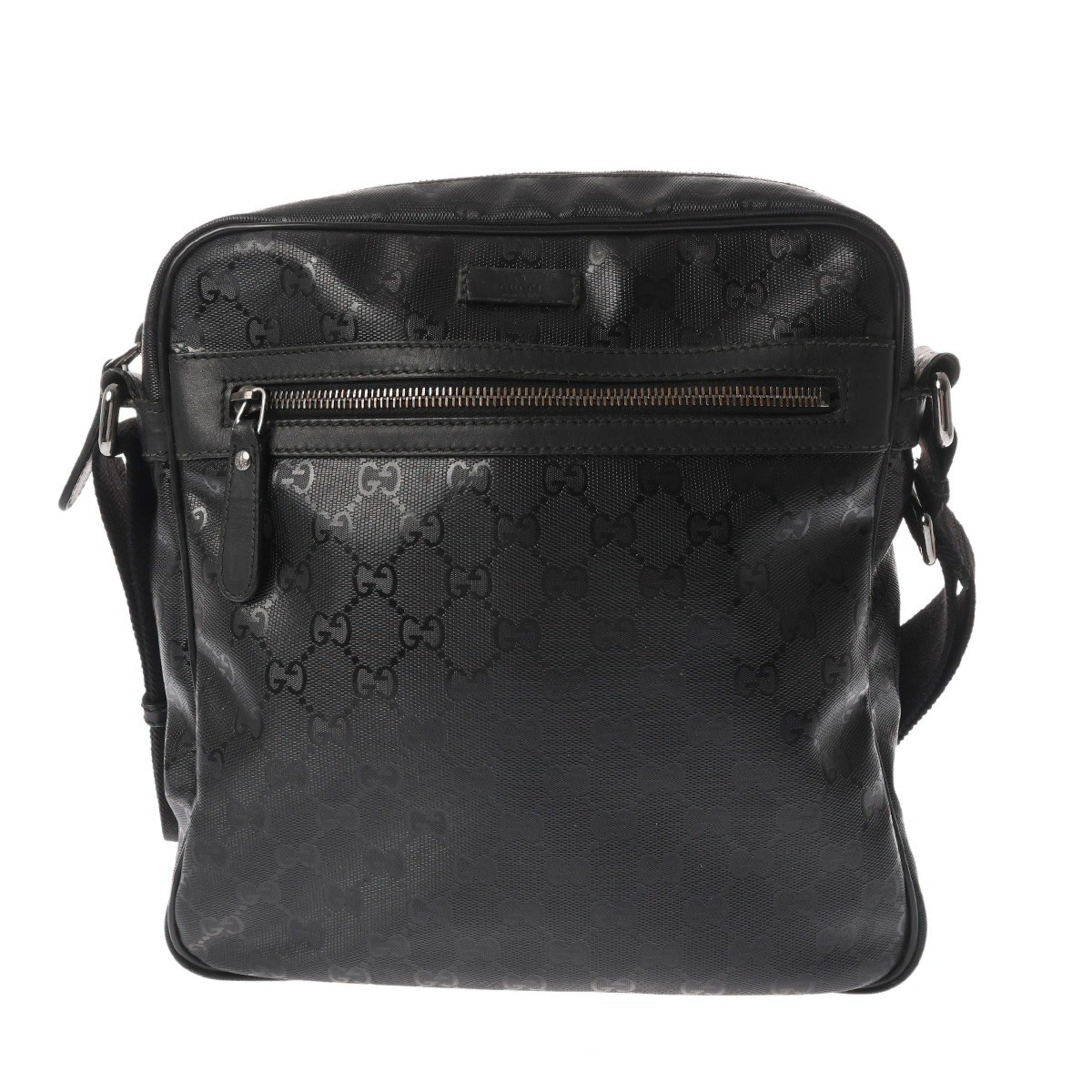 Gucci Black Pvc Shoulder Bag (Pre-Owned)