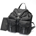 Prada Black Fabric Backpack