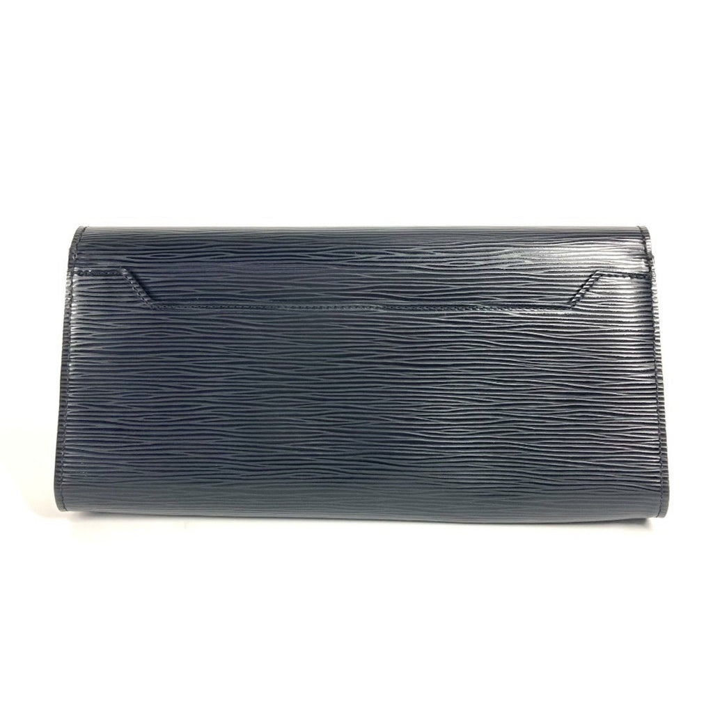 Louis Vuitton Black Epi Leather Clutch Bag Shoulder Bag