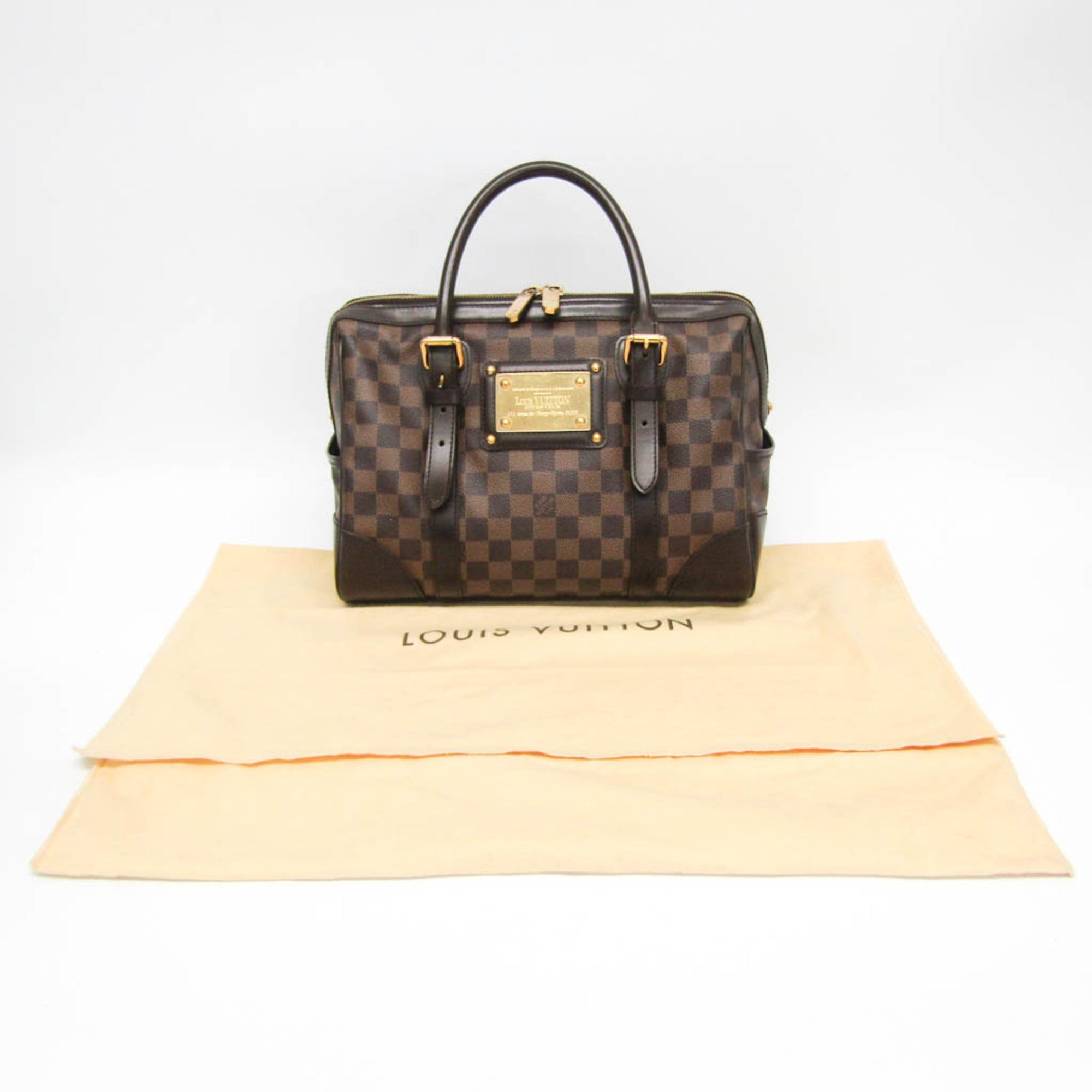 Louis Vuitton Damier Ebene Damier Canvas Handbag