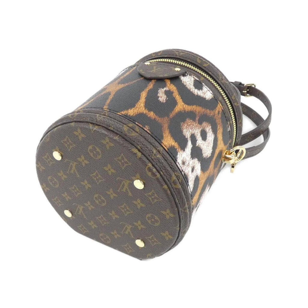 Louis Vuitton Marron Saffron Coated Canvas Handbag