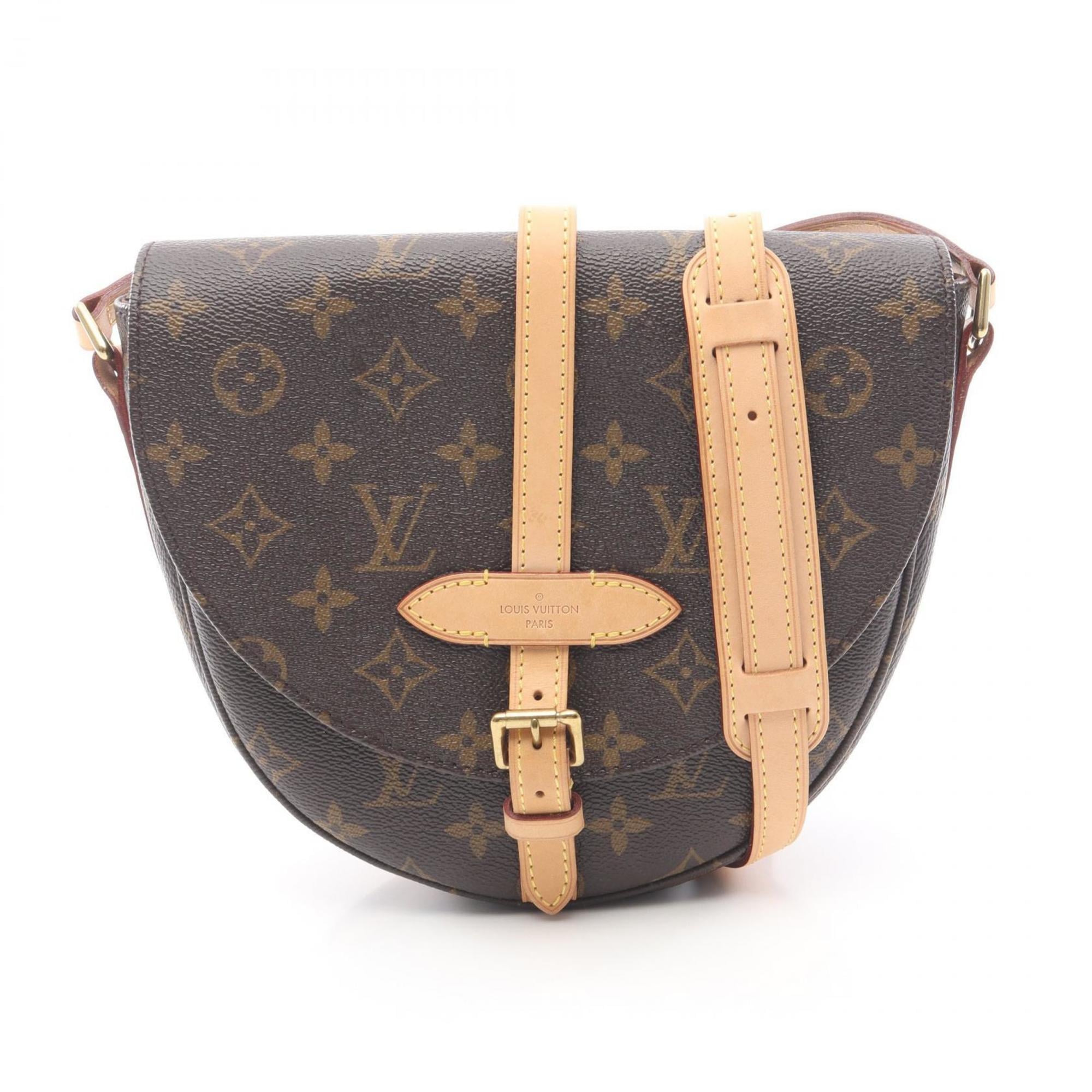 Louis Vuitton Brown Coated Canvas Pvc Monogram Leather Shoulder Bag