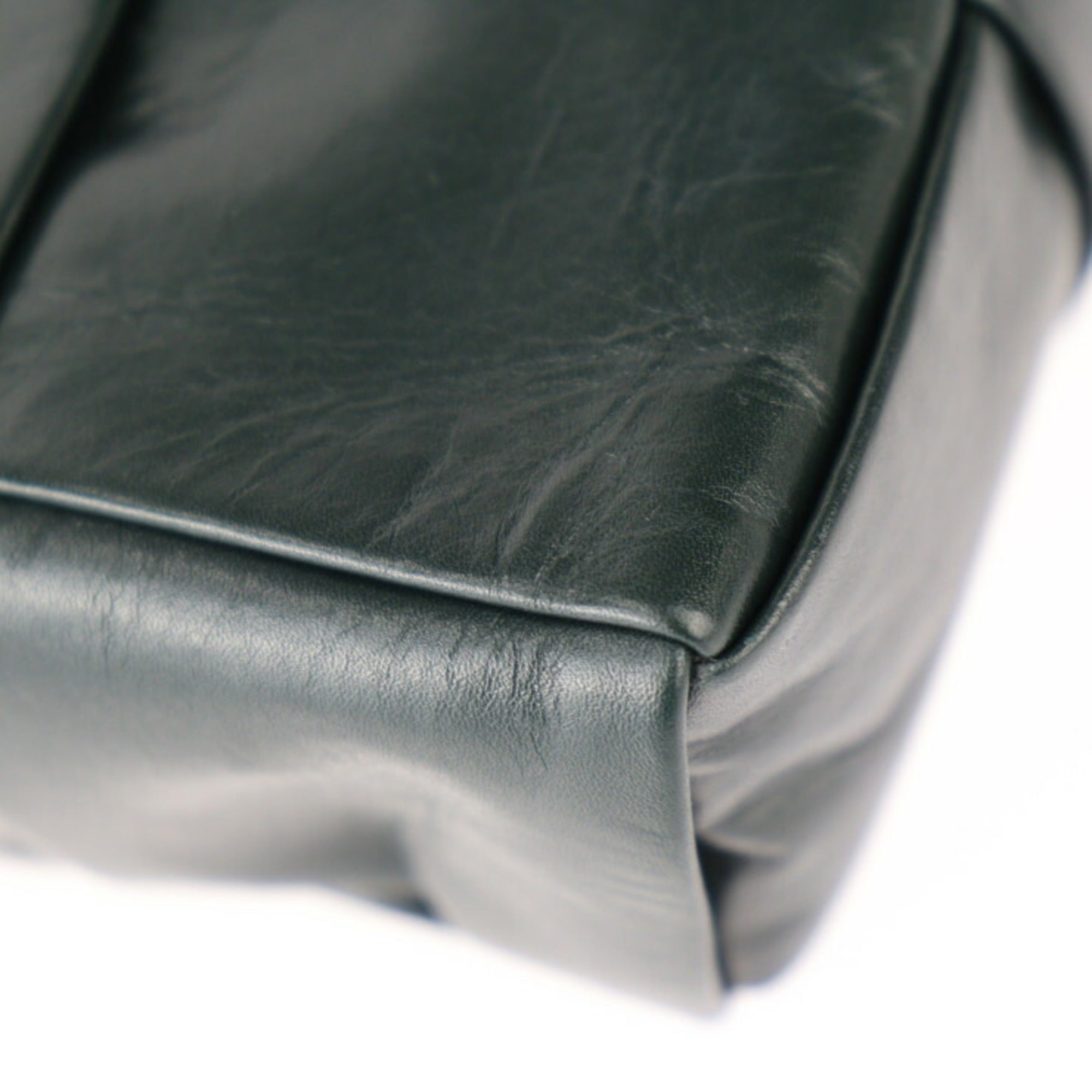 Bottega Veneta Intrecciato Dark Green Leather Fanny Pack Sling Bag