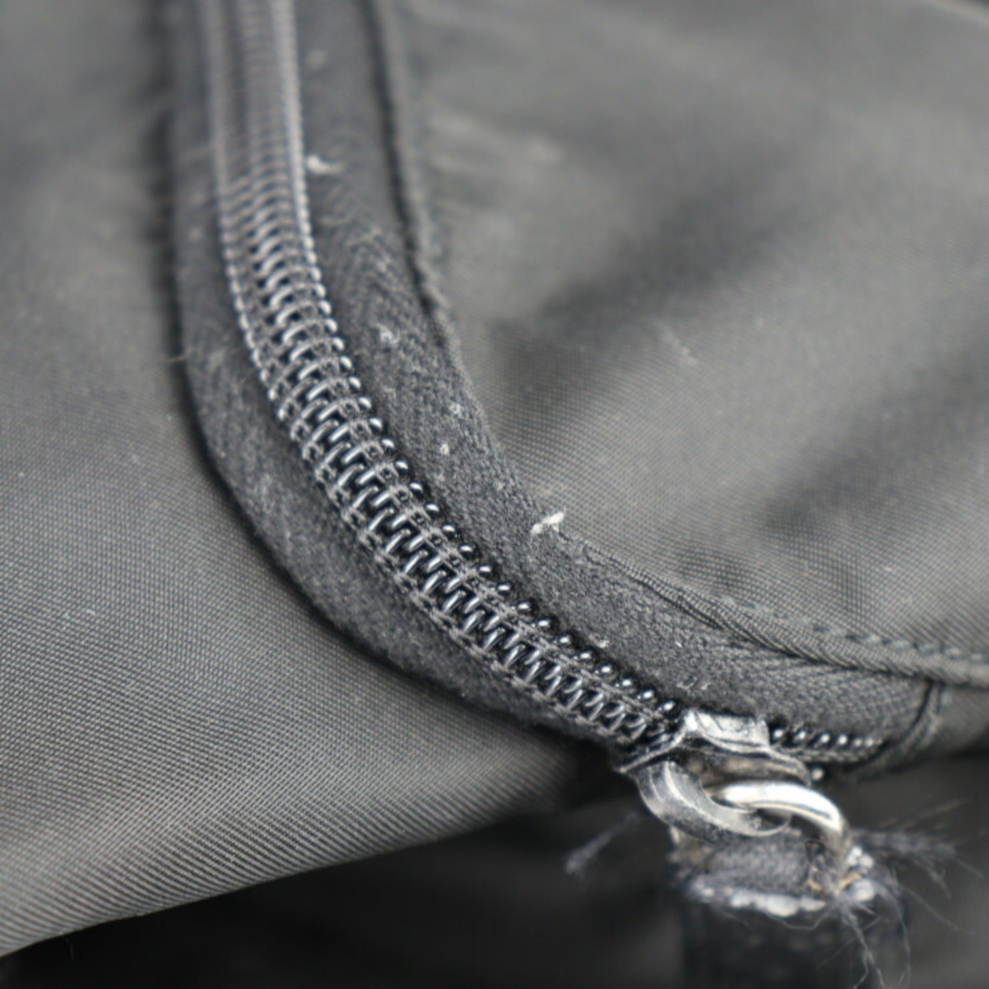 Prada Black Nylon Leather Messenger Bag Shoulder Bag