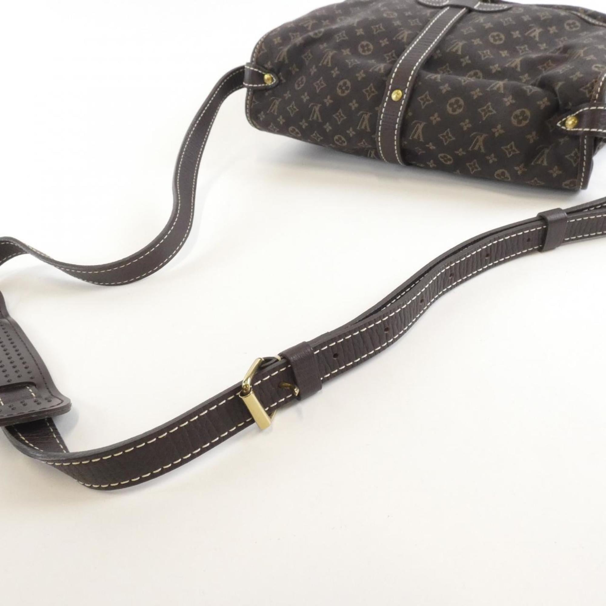 Louis Vuitton Monogram Mini Lin Ebene Canvas Shoulder Bag