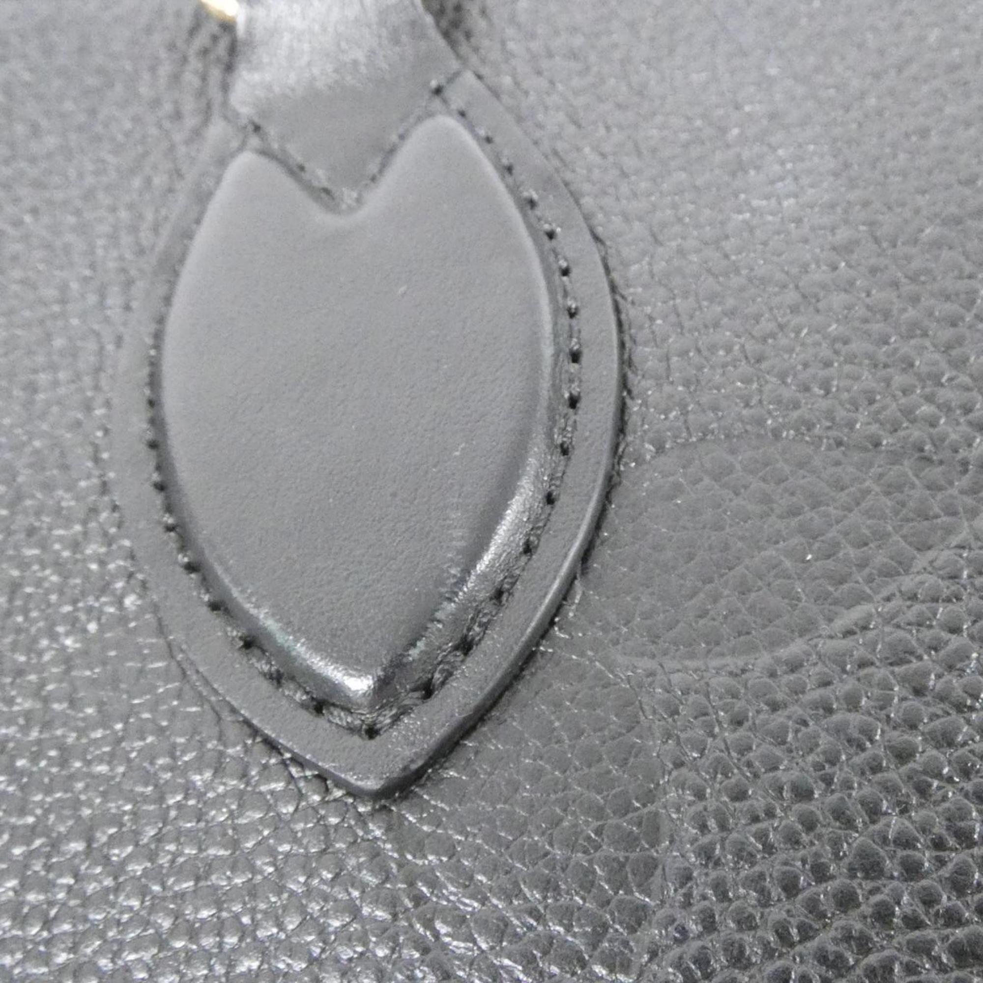 Louis Vuitton Black Leather Handbag