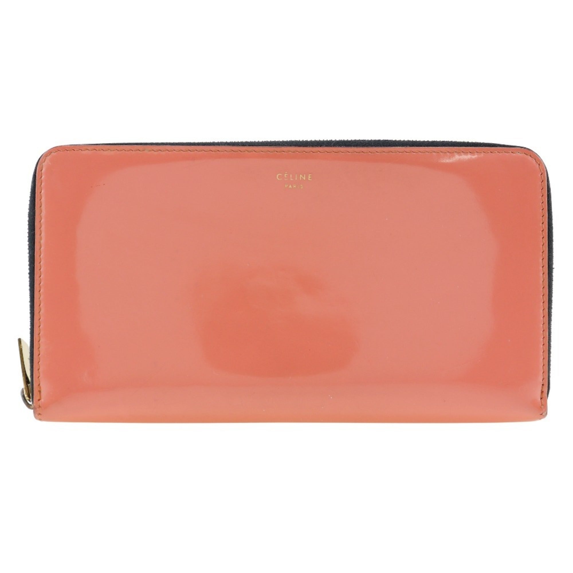 Celine Pink Leather Long Wallet (Bi-Fold)