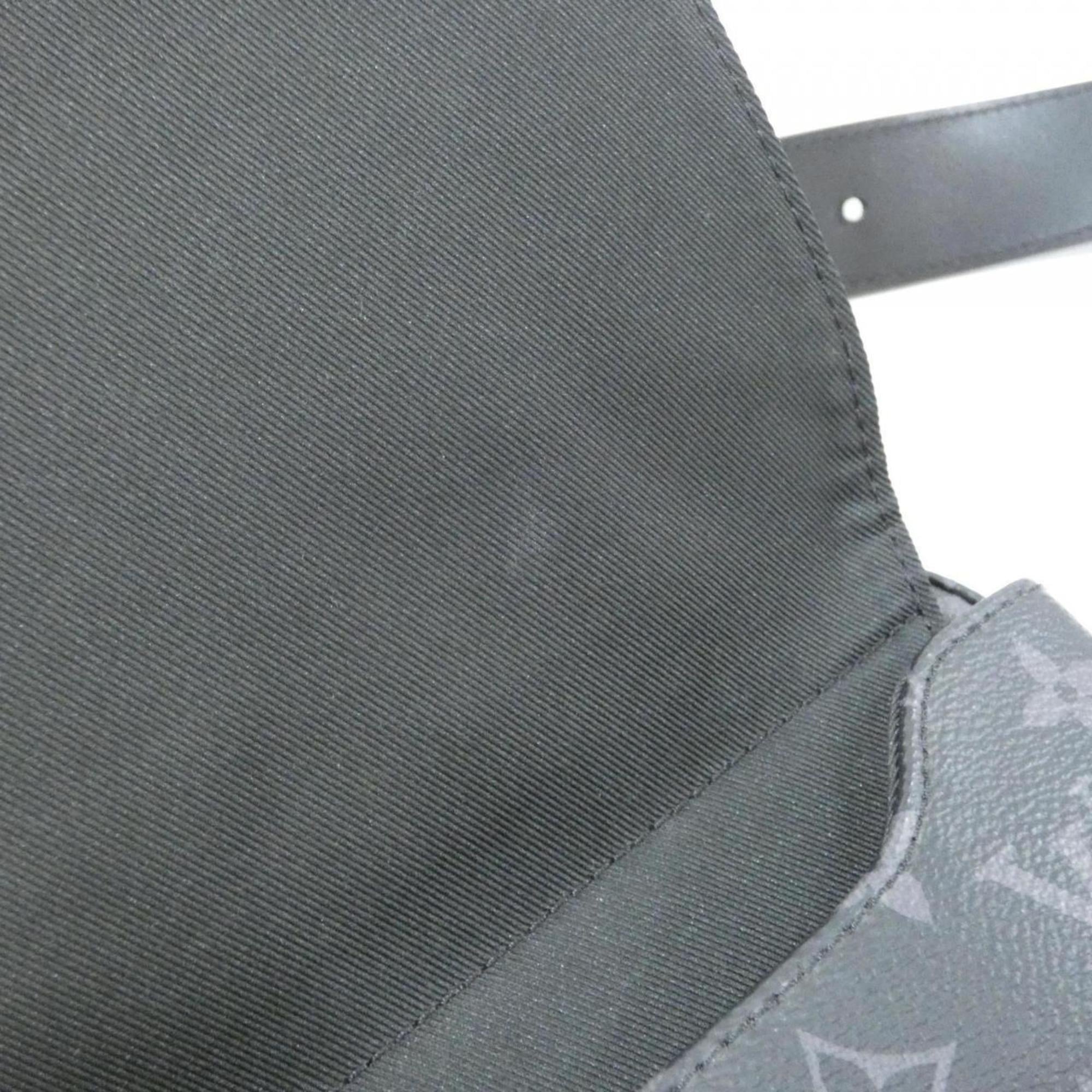 Louis Vuitton Black Coated Canvas Shoulder Bag