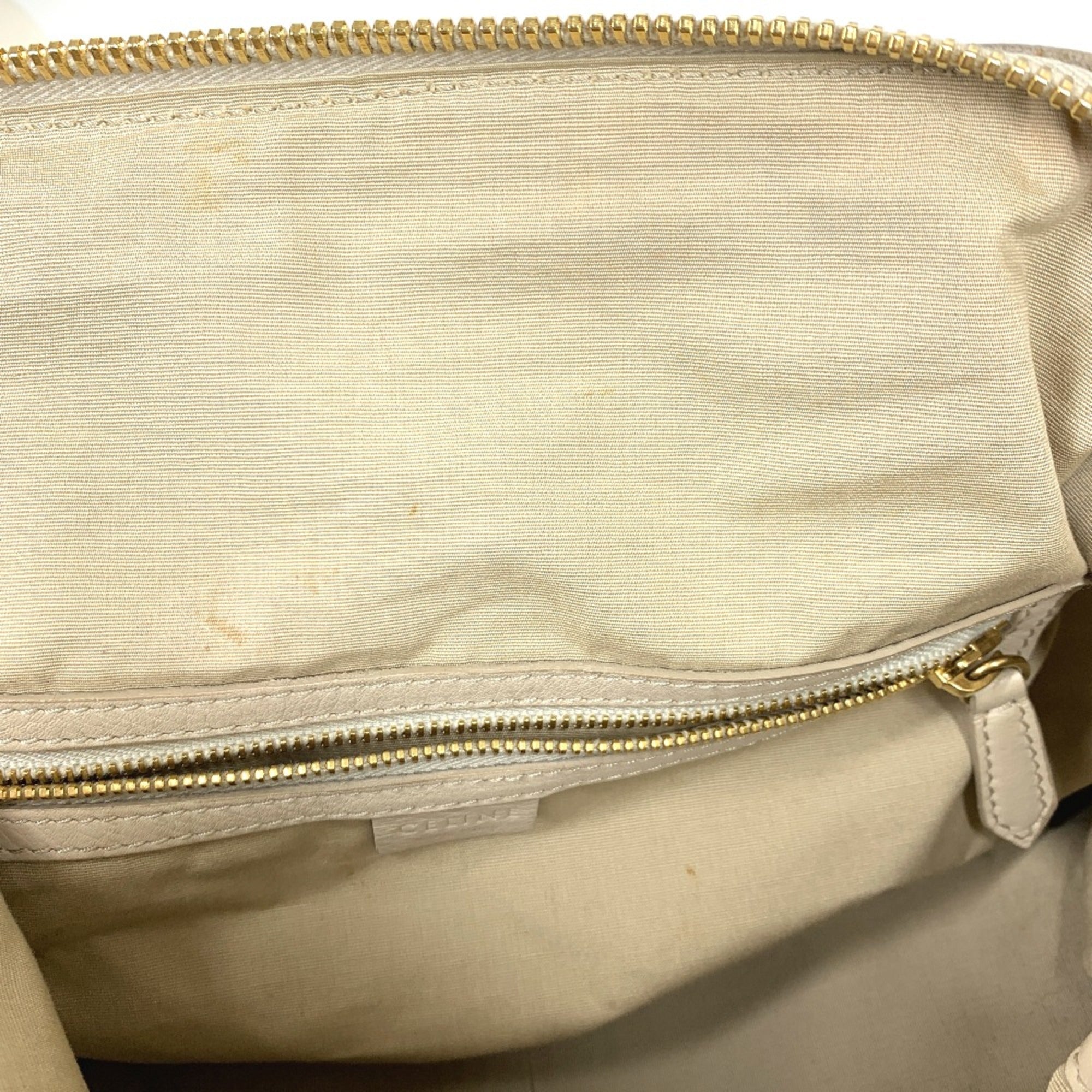 Celine Beige Leather Handbag