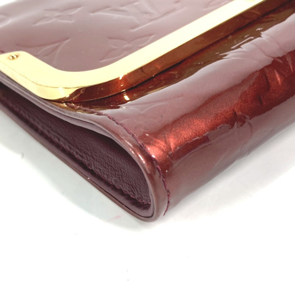 Louis Vuitton Monogram Vernis Purple Rouge Fauviste Monogram Vernis Clutch Bag Shoulder Bag