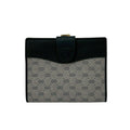 Gucci Navy Leather Pvc Wallet (Bi-Fold) (Pre-Owned)