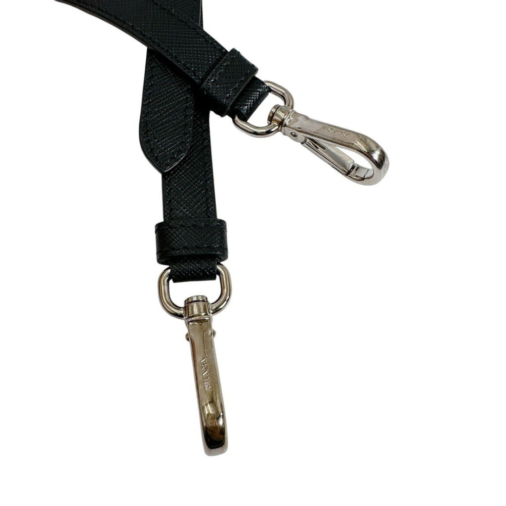 Prada Saffiano Black Leather Tote Bag