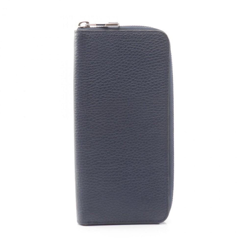 Louis Vuitton Navy Leather Long Wallet