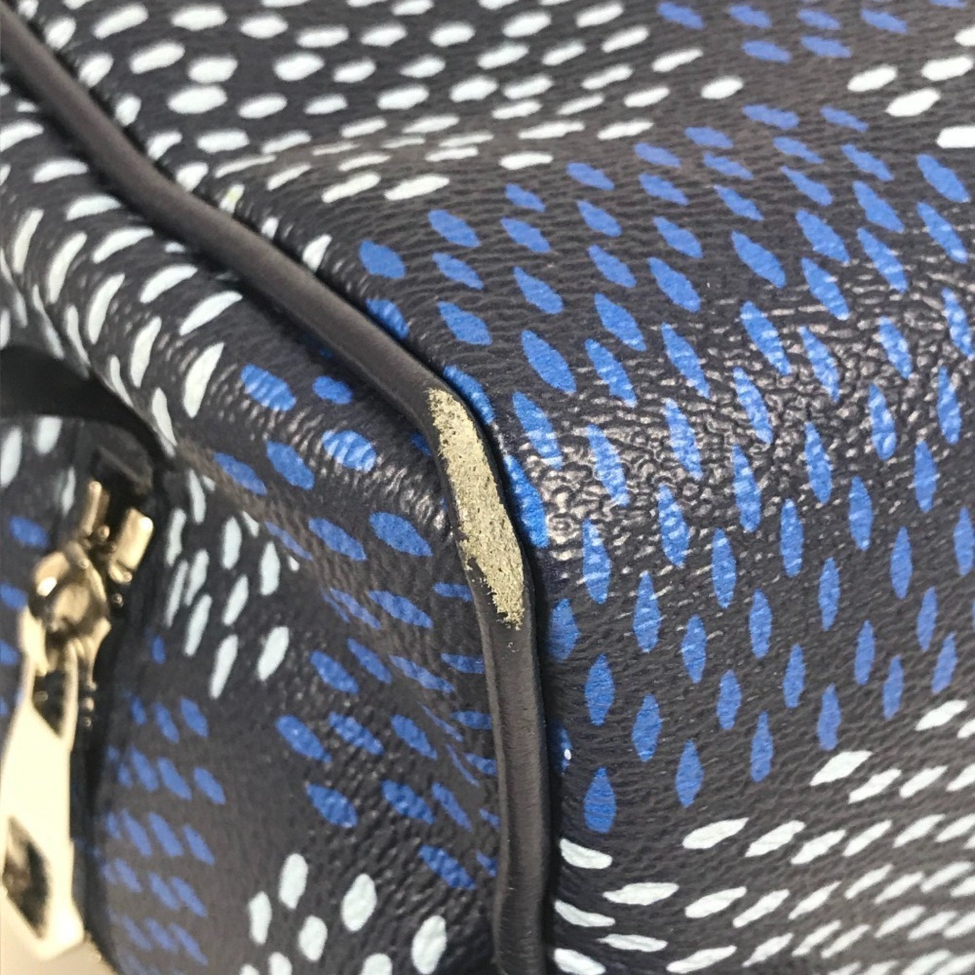 Louis Vuitton Blue Damier Canvas Clutch Bag