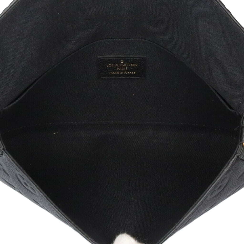 Louis Vuitton Black Monogram Empreinte Shoulder Bag