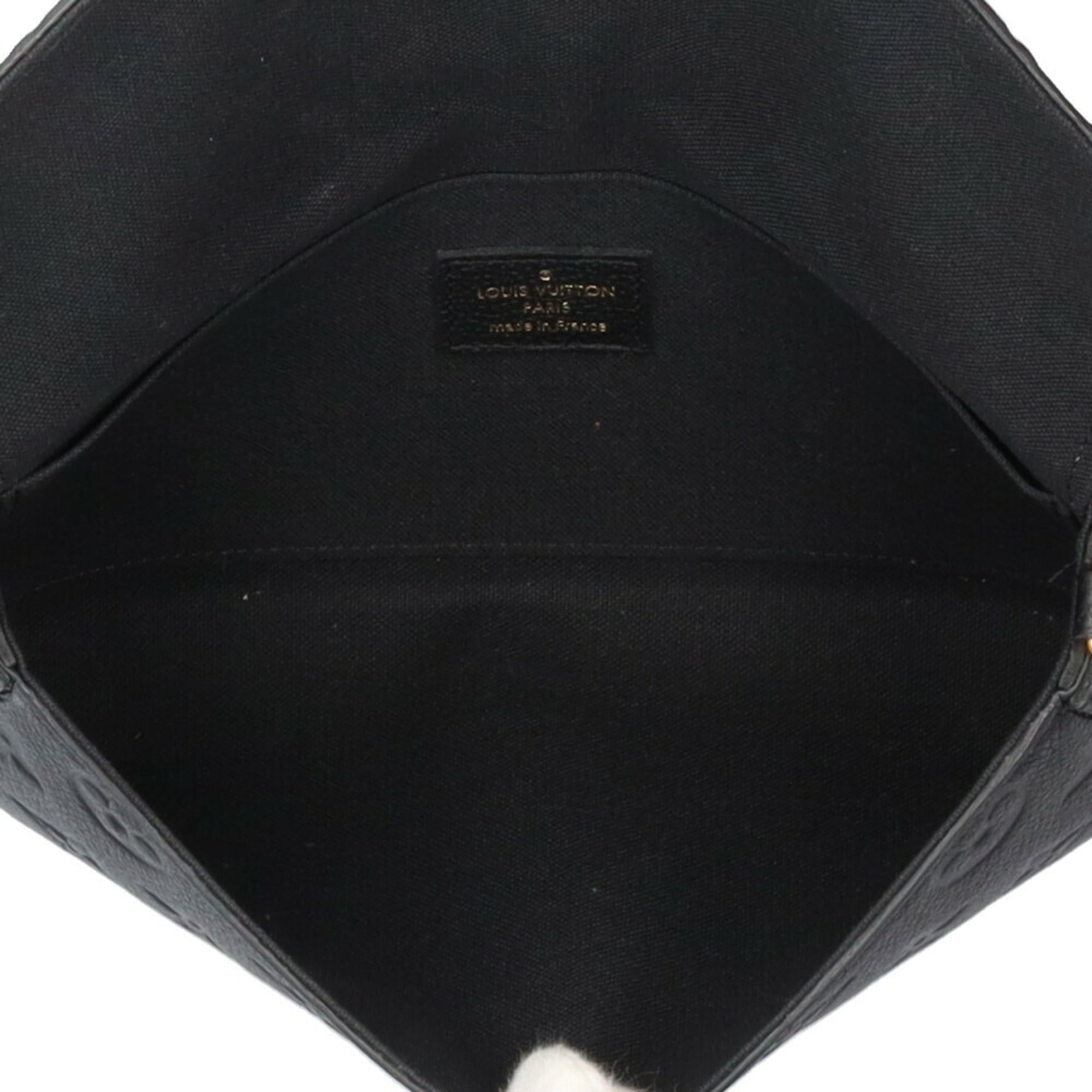 Louis Vuitton Black Monogram Empreinte Shoulder Bag