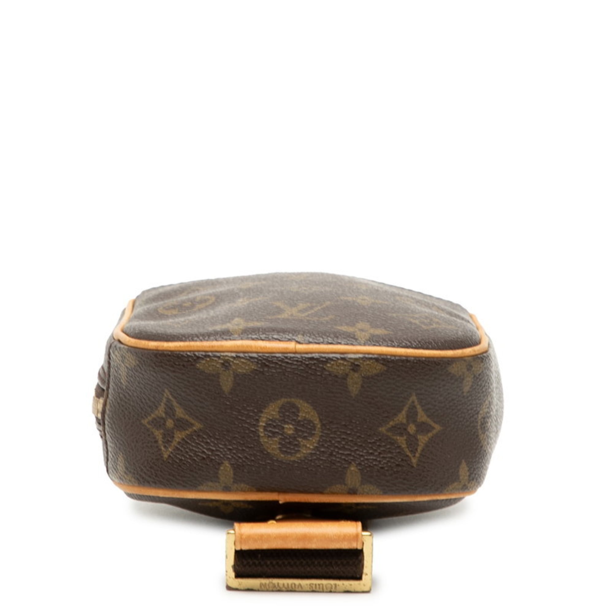 Louis Vuitton Brown Pvc Leather Sling Bag