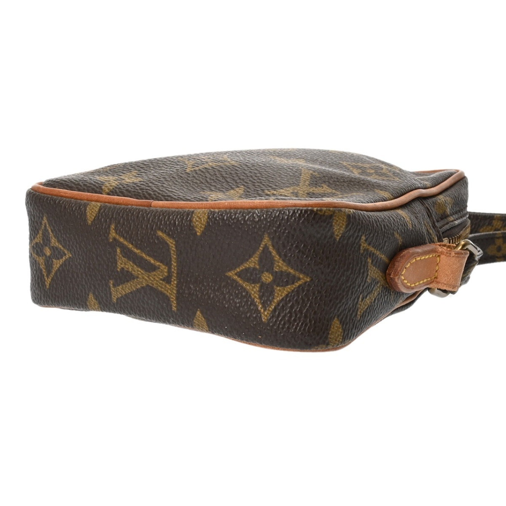 Louis Vuitton Brown Canvas Monogram Shoulder Bag