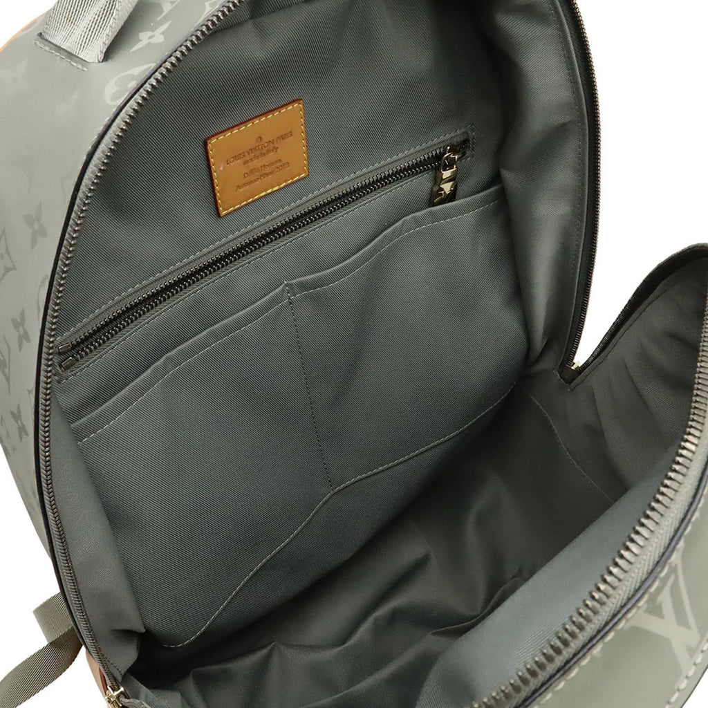 Louis Vuitton Gray Canvas Backpack