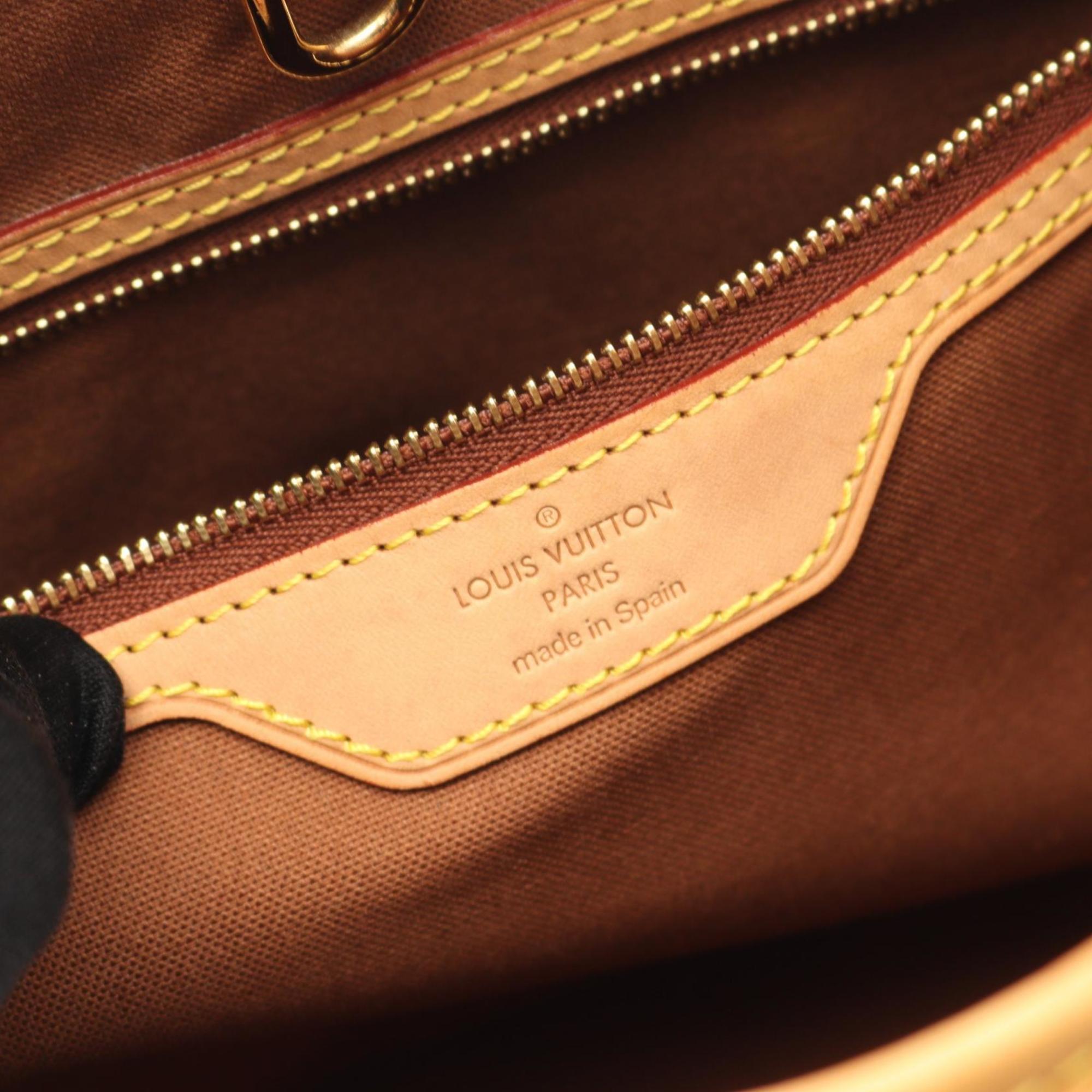 Louis Vuitton Brown Monogram Coated Canvas Pvc Leather Shoulder Bag