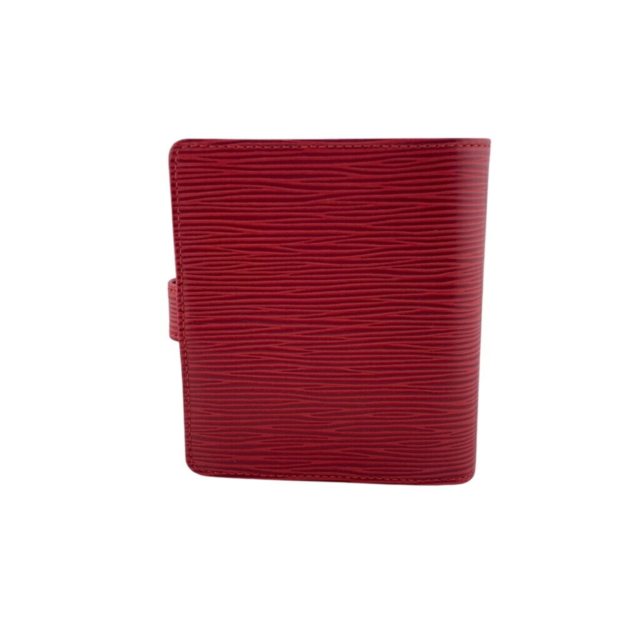 Louis Vuitton Castilian Red Red Color Leather Wallet