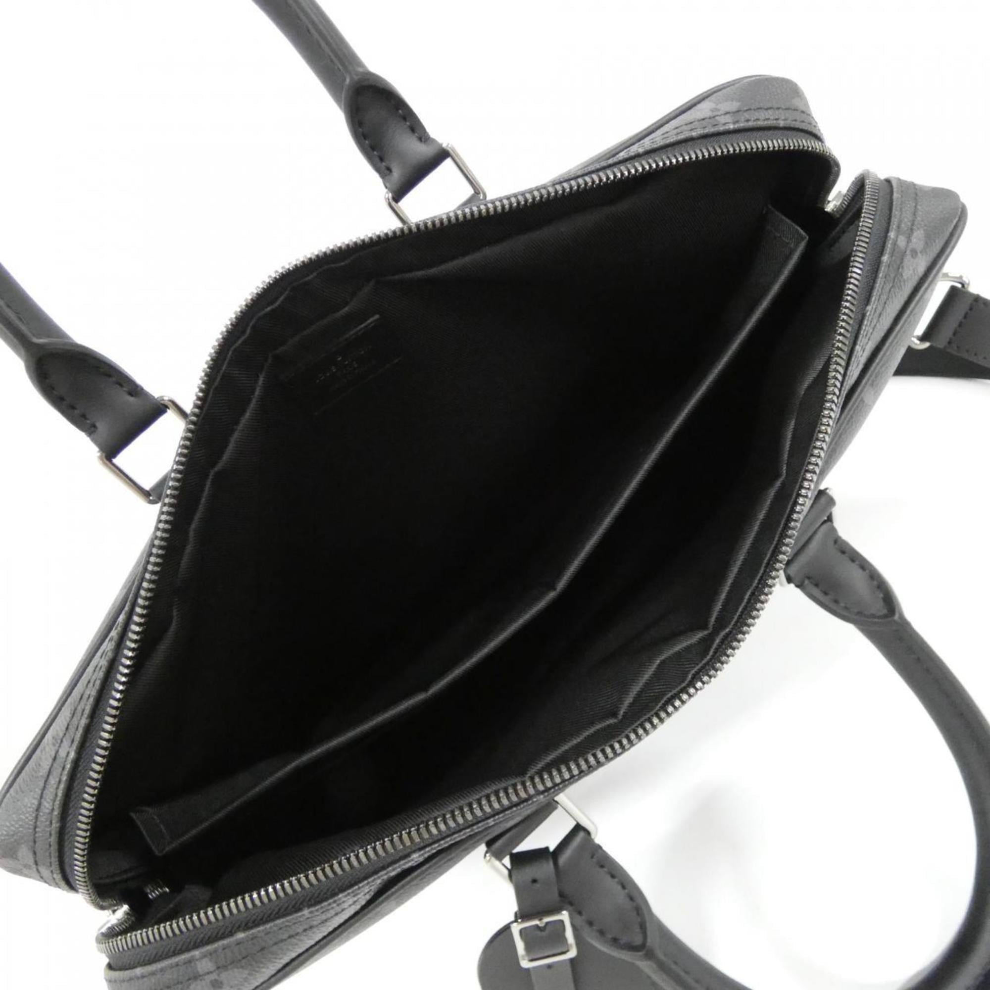 Louis Vuitton Black Coated Canvas Handbag
