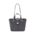 Chanel Black Leather Handbag Shoulder Bag